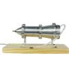 Working Multi-Stage Centrifugal Steam Turbine Model, Alloy External Combustion Engine Demonstration Model for Educational Science Teaching Display