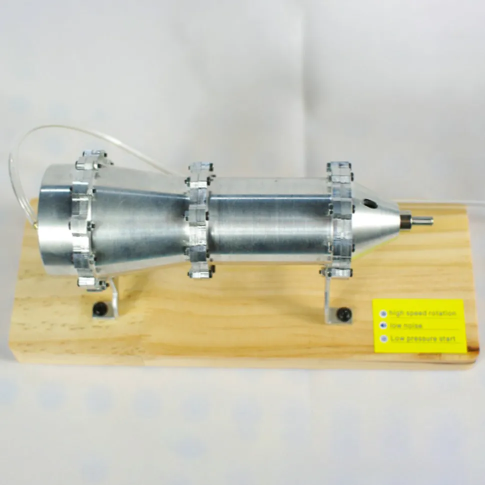 Working Multi-Stage Centrifugal Steam Turbine Model, Alloy External Combustion Engine Demonstration Model for Educational Science Teaching Display