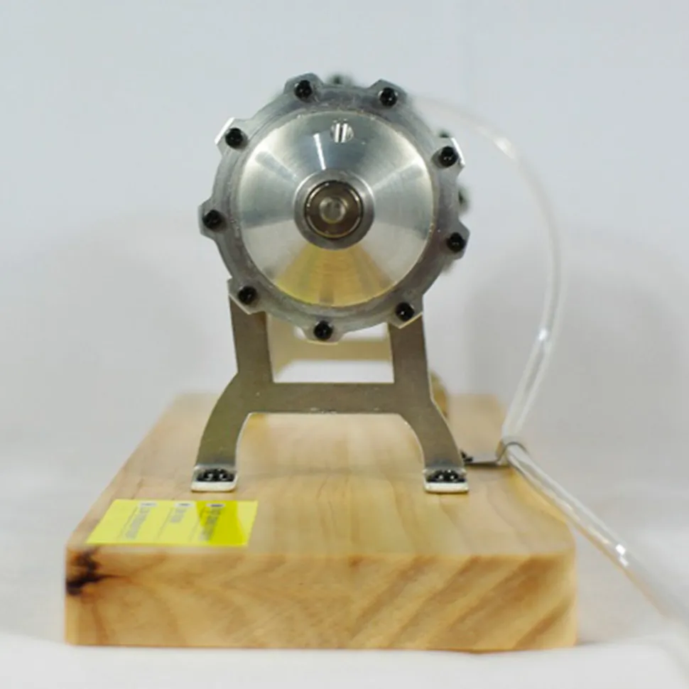 Working Multi-Stage Centrifugal Steam Turbine Model, Alloy External Combustion Engine Demonstration Model for Educational Science Teaching Display