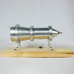 Working Multi-Stage Centrifugal Steam Turbine Model, Alloy External Combustion Engine Demonstration Model for Educational Science Teaching Display
