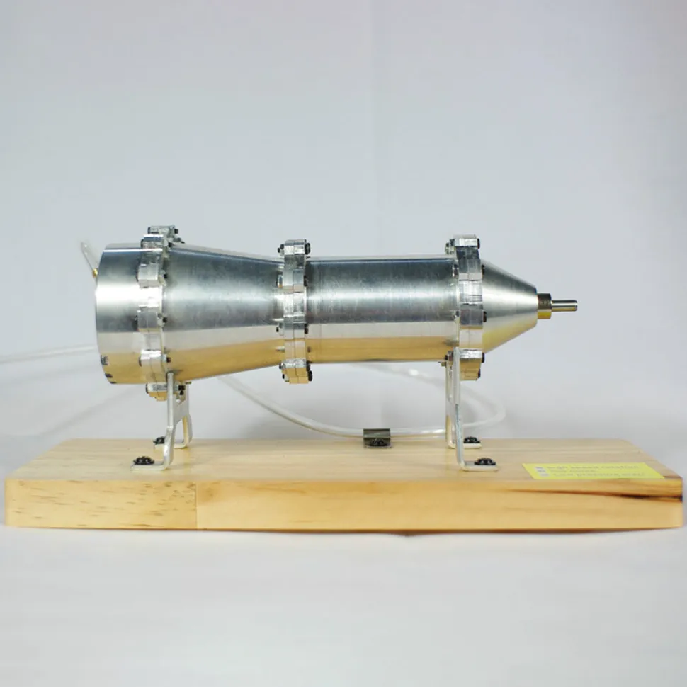 Working Multi-Stage Centrifugal Steam Turbine Model, Alloy External Combustion Engine Demonstration Model for Educational Science Teaching Display