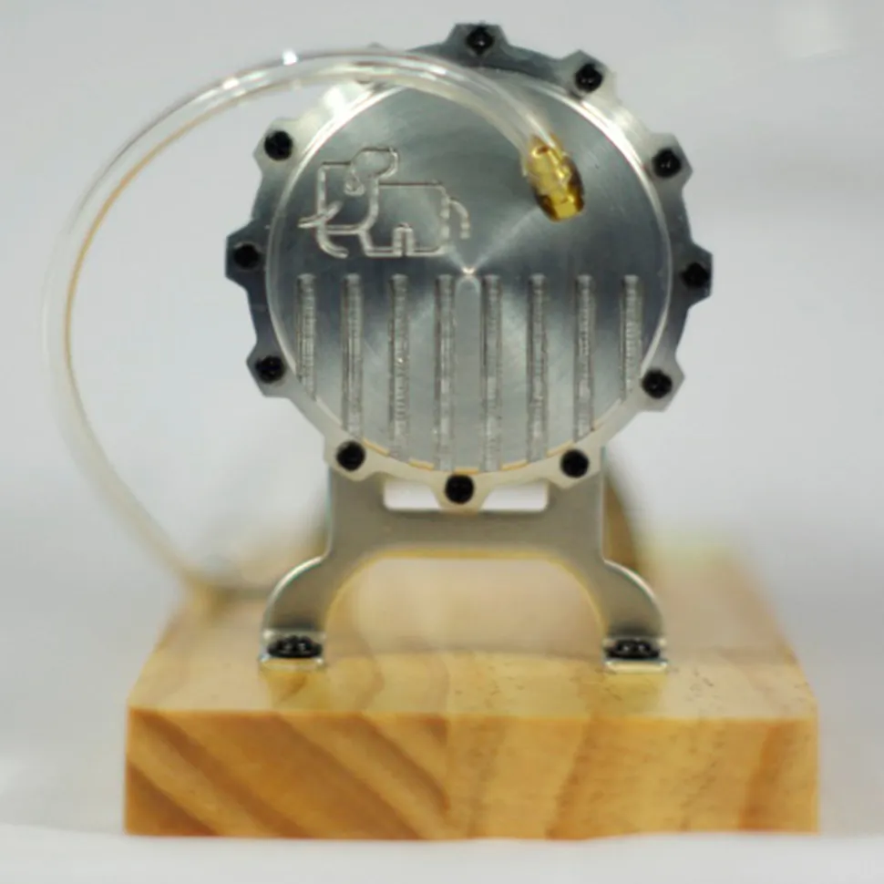 Working Multi-Stage Centrifugal Steam Turbine Model, Alloy External Combustion Engine Demonstration Model for Educational Science Teaching Display