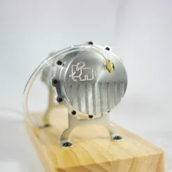 Working Multi-Stage Centrifugal Steam Turbine Model, Alloy External Combustion Engine Demonstration Model for Educational Science Teaching Display