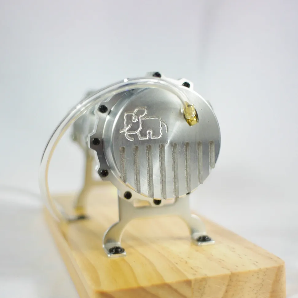 Working Multi-Stage Centrifugal Steam Turbine Model, Alloy External Combustion Engine Demonstration Model for Educational Science Teaching Display