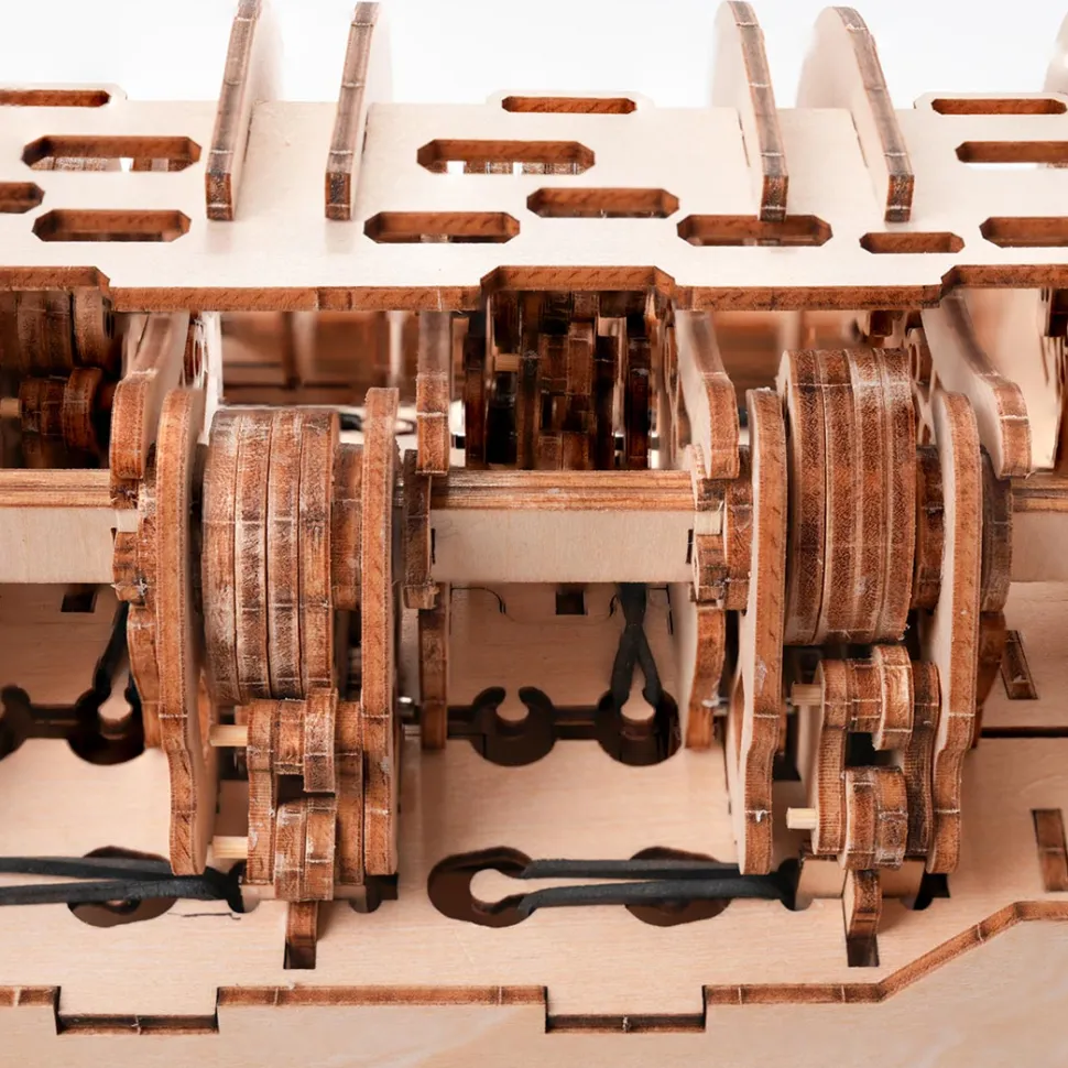 W12 Running Engine Model Kit 1400+ PCS Functional 3D Wooden Mechanical Car Engine
