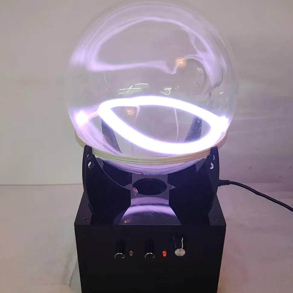 Xenon Gas Glow Ring Reactor Plasma Sphere – Interactive Science Desk Toy