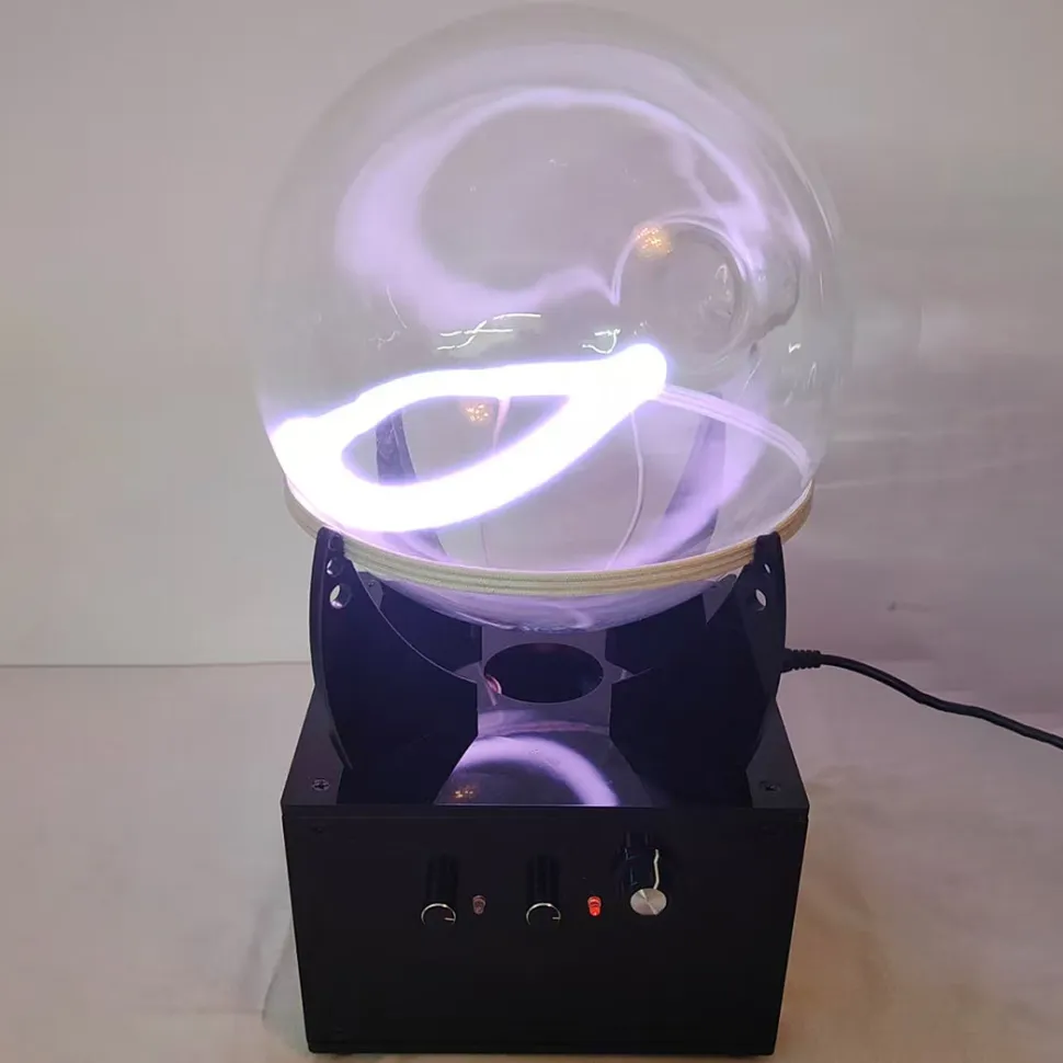 Xenon Gas Glow Ring Reactor Plasma Sphere – Interactive Science Desk Toy