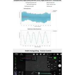 XJ HM-17 Harmonic Equatorial Mount with Hand Controller, Compatible with NINA, ASCAIR