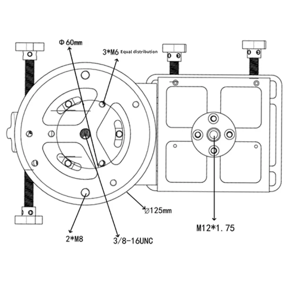XJ HM-17 Harmonic Equatorial Mount with Hand Controller, Compatible with NINA, ASCAIR