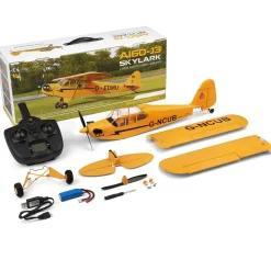 XK A160 J3 3D/6G 2.4G 5CH Brushless Scale RC Airplane Model, 650mm Wingspan EPP Fixed Wing Aircraft with Quick Release