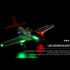 XK A280 P-51 3D/6G 2.4G 4CH Brushless Scale RC Airplane Model, 560mm Wingspan EPP Fixed Wing Aircraft with Quick Release