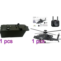 YU XIANG Apache GPS Helicopter F11-S AH64 1/32 Scale 2.4G 6CH RC Dual-Axis Co-Drive Flybarless 6G/3D Stunt
