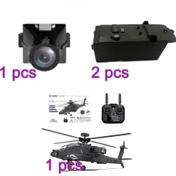 YU XIANG Apache GPS Helicopter F11-S AH64 1/32 Scale 2.4G 6CH RC Dual-Axis Co-Drive Flybarless 6G/3D Stunt