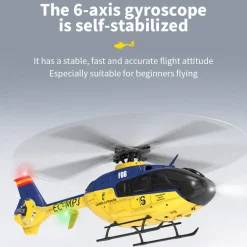 YU XIANG EC-135 RC Helicopter 1/36 2.4G 6CH Direct Drive Brushless 3D/6G Model