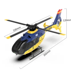 YU XIANG EC-135 RC Helicopter 1/36 2.4G 6CH Direct Drive Brushless 3D/6G Model