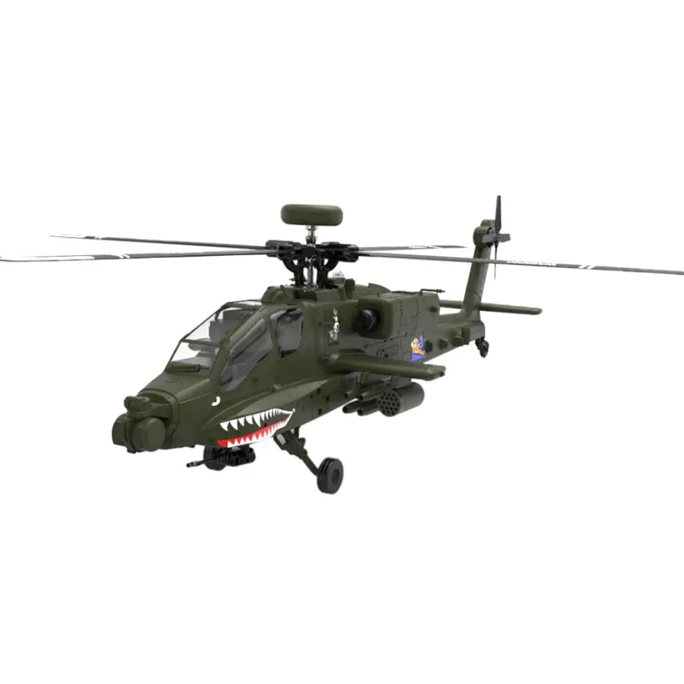 YU XIANG F11 AH64 1/32 Scale 2.4G 6CH BNF Version Helicopter Model