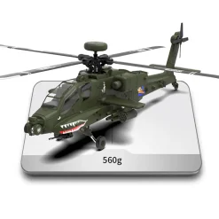 YU XIANG F11 AH64 1/32 Scale 2.4G 6CH BNF Version Helicopter Model
