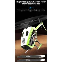YU XIANG F280 2.4G 6CH RC Brushless Direct Drive 3D/6G Stunt Helicopter RTF Model