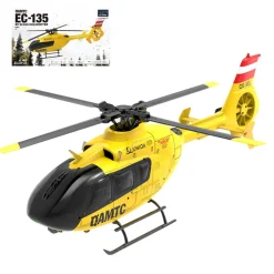 YU XIANG F06 RC Helicopter 1/36 Scale EC-135 2.4G 6-Channel Direct-Drive Brushless 3D Aerobatic Aircraft Model