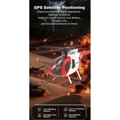 YU XIANG F119S MD500 1/16 Scale 250-Class RC Little Bird Helicopter – Flybarless 2.4G 9CH RTF Model with 6G/3D Flight Modes