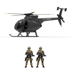 YU XIANG F119S MD500 1/16 Scale 250-Class RC Little Bird Helicopter – Flybarless 2.4G 9CH RTF Model with 6G/3D Flight Modes