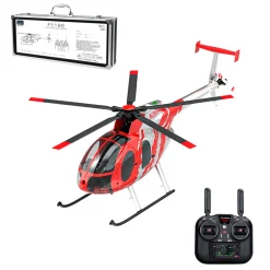 YU XIANG F119S MD500 1/16 Scale 250-Class RC Little Bird Helicopter – Flybarless 2.4G 9CH RTF Model with 6G/3D Flight Modes