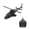 YUXIANG F02-V 1/34 Scale Airwolf RC Helicopter 2.4G 6CH 3D/6G Flybarless Helicopter RTF with Lights, Brushless Motor, Gyro Stabilization