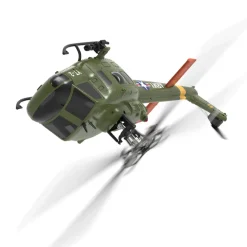 YU XIANG F07-V 1/34 Scale UH-1 Huey 2.4G 6CH Brushless Direct-Drive Flybarless RC Helicopter Model Mode 1/Mode 2 Switchable (RTF Version)