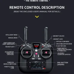 YUXIANG YXZNRC F09-S 1/47 RC Airplane 2.4G 6CH Brushless Direct Drive RC Helicopter Model - RTF Edition
