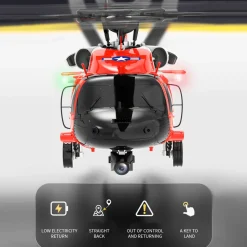 YUXIANG YXZNRC F09-S 1/47 RC Airplane 2.4G 6CH Brushless Direct Drive RC Helicopter Model - RTF Edition