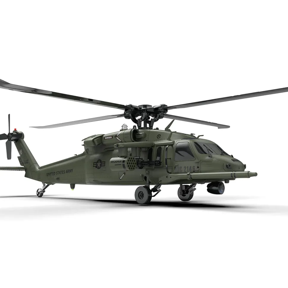 YU XIANG YXZNRC F09-V RC Helicopter 1/47 Scale 2.4G 6CH Dual Brushless Direct Drive Flybarless 6G/3D Stunt Model